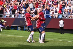 20250727 ÖIS Isak Dahlqvist under fotbollsmatchen mellan ÖIS och Östersunds FK i Superettan den 27 juli 2025 på Gamla Ullevi i Göteborg.