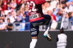 20250727 ÖIS Tobias Sana under fotbollsmatchen mellan ÖIS och Östersunds FK i Superettan den 27 juli 2025 på Gamla Ullevi i Göteborg.