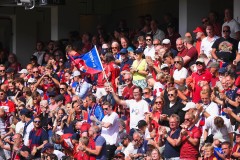 20250727 Publik under fotbollsmatchen mellan ÖIS och Östersunds FK i Superettan den 27 juli 2025 på Gamla Ullevi i Göteborg.