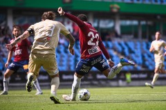 20250727 ÖIS Tobias Sana under fotbollsmatchen mellan ÖIS och Östersunds FK i Superettan den 27 juli 2025 på Gamla Ullevi i Göteborg.