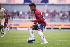 20250727 ÖIS Tobias Sana under fotbollsmatchen mellan ÖIS och Östersunds FK i Superettan den 27 juli 2025 på Gamla Ullevi i Göteborg.