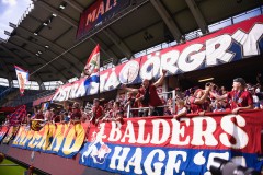 20250727 Publik under fotbollsmatchen mellan ÖIS och Östersunds FK i Superettan den 27 juli 2025 på Gamla Ullevi i Göteborg.