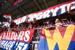 20250727 Publik under fotbollsmatchen mellan ÖIS och Östersunds FK i Superettan den 27 juli 2025 på Gamla Ullevi i Göteborg.