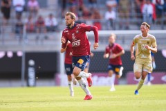 20250727 ÖIS William Hofvander under fotbollsmatchen mellan ÖIS och Östersunds FK i Superettan den 27 juli 2025 på Gamla Ullevi i Göteborg.