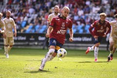 20250727 ÖIS Amel Mujanic under fotbollsmatchen mellan ÖIS och Östersunds FK i Superettan den 27 juli 2025 på Gamla Ullevi i Göteborg.