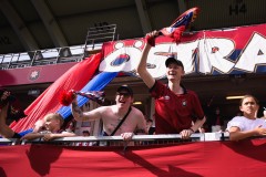 20250727 Publik under fotbollsmatchen mellan ÖIS och Östersunds FK i Superettan den 27 juli 2025 på Gamla Ullevi i Göteborg.