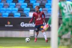 20250727 ÖIS William Hofvander under fotbollsmatchen mellan ÖIS och Östersunds FK i Superettan den 27 juli 2025 på Gamla Ullevi i Göteborg.