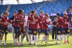 20250727 ÖIS Amel Mujanic under fotbollsmatchen mellan ÖIS och Östersunds FK i Superettan den 27 juli 2025 på Gamla Ullevi i Göteborg.