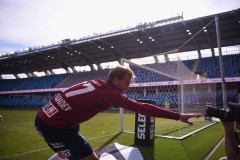 20250727 ÖIS William Hofvander under fotbollsmatchen mellan ÖIS och Östersunds FK i Superettan den 27 juli 2025 på Gamla Ullevi i Göteborg.