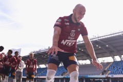 20250727 ÖIS Amel Mujanic under fotbollsmatchen mellan ÖIS och Östersunds FK i Superettan den 27 juli 2025 på Gamla Ullevi i Göteborg.