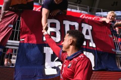 20250727 ÖIS Tobias Sana under fotbollsmatchen mellan ÖIS och Östersunds FK i Superettan den 27 juli 2025 på Gamla Ullevi i Göteborg.