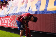 20250727 ÖIS Tobias Sana under fotbollsmatchen mellan ÖIS och Östersunds FK i Superettan den 27 juli 2025 på Gamla Ullevi i Göteborg.