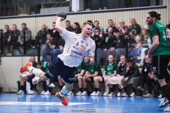 20240413 IFK Skövdes William Elovsson under kvartsfinalen i Handbollsligan Herr mellan Önnereds HK och IFK Skövde i ÖHK Hallen den 13 April 2024 i Göteborg.
