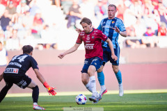 20260720 Örgrytes Christoffer Styffe under fotbollsmatchen i Allsvenskan mellan Örgryte IS och Djurgårdens IF den 20 juli 2026 på Gamla Ullevi i Göteborg. 
Foto: Filip Kauffeldt