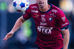 20260720 Örgrytes Daniel Paulson under fotbollsmatchen i Allsvenskan mellan Örgryte IS och Djurgårdens IF den 20 juli 2026 på Gamla Ullevi i Göteborg. 
Foto: Filip Kauffeldt