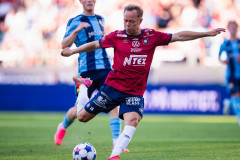 20260720 Örgrytes Adam Andersson under fotbollsmatchen i Allsvenskan mellan Örgryte IS och Djurgårdens IF den 20 juli 2026 på Gamla Ullevi i Göteborg. 
Foto: Filip Kauffeldt