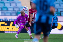20260720 Djurgårdens Jacob Rinne under fotbollsmatchen i Allsvenskan mellan Örgryte IS och Djurgårdens IF den 20 juli 2026 på Gamla Ullevi i Göteborg. 
Foto: Filip Kauffeldt