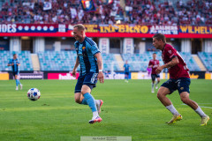 20260720 Djurgårdens Kristian Lien under fotbollsmatchen i Allsvenskan mellan Örgryte IS och Djurgårdens IF den 20 juli 2026 på Gamla Ullevi i Göteborg. 
Foto: Filip Kauffeldt