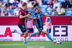 20260720 Djurgårdens Oskar Fallenius under fotbollsmatchen i Allsvenskan mellan Örgryte IS och Djurgårdens IF den 20 juli 2026 på Gamla Ullevi i Göteborg. 
Foto: Filip Kauffeldt