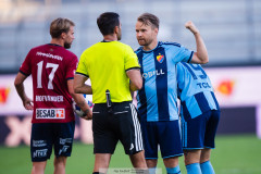 20260720 Djurgårdens Jacob Une under fotbollsmatchen i Allsvenskan mellan Örgryte IS och Djurgårdens IF den 20 juli 2026 på Gamla Ullevi i Göteborg. 
Foto: Filip Kauffeldt