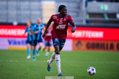 20260720 Örgrytes Michael Parker under fotbollsmatchen i Allsvenskan mellan Örgryte IS och Djurgårdens IF den 20 juli 2026 på Gamla Ullevi i Göteborg. 
Foto: Filip Kauffeldt