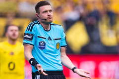 20260529 Huvuddomare Erik Mattsson under fotbollsmatchen i Allsvenskan mellan Örgryte IS och IF Elfsborg den 29 maj 2026 på Gamla Ullevi i Göteborg. 
Foto: Filip Kauffeldt