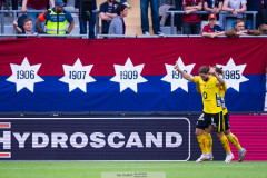 20260529 Elfsborgs Arber Zeneli jublar efter att ha gjort 0-1 under fotbollsmatchen i Allsvenskan mellan Örgryte IS och IF Elfsborg den 29 maj 2026 på Gamla Ullevi i Göteborg. 
Foto: Filip Kauffeldt