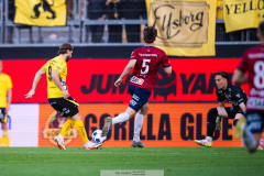 20260529 Elfsborgs Arber Zeneli gör 0-2 under fotbollsmatchen i Allsvenskan mellan Örgryte IS och IF Elfsborg den 29 maj 2026 på Gamla Ullevi i Göteborg. 
Foto: Filip Kauffeldt