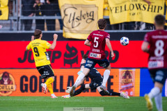 20260529 Elfsborgs Arber Zeneli gör 0-2 under fotbollsmatchen i Allsvenskan mellan Örgryte IS och IF Elfsborg den 29 maj 2026 på Gamla Ullevi i Göteborg. 
Foto: Filip Kauffeldt