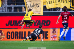 20260529 Elfsborgs Arber Zeneli gör 0-2 under fotbollsmatchen i Allsvenskan mellan Örgryte IS och IF Elfsborg den 29 maj 2026 på Gamla Ullevi i Göteborg. 
Foto: Filip Kauffeldt