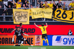20260529 Elfsborgs Arber Zeneli jublar efter att ha gjort 0-2 under fotbollsmatchen i Allsvenskan mellan Örgryte IS och IF Elfsborg den 29 maj 2026 på Gamla Ullevi i Göteborg. 
Foto: Filip Kauffeldt