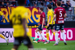 20260529 Örgrytes Noah Christoffersson gör 1-2 under fotbollsmatchen i Allsvenskan mellan Örgryte IS och IF Elfsborg den 29 maj 2026 på Gamla Ullevi i Göteborg. 
Foto: Filip Kauffeldt