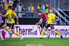 20260529 Örgrytes Noah Christoffersson gör 2-2 under fotbollsmatchen i Allsvenskan mellan Örgryte IS och IF Elfsborg den 29 maj 2026 på Gamla Ullevi i Göteborg. 
Foto: Filip Kauffeldt