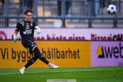 20260518 Örgrytes Hampus Gustafsson under fotbollsmatchen i Allsvenskan mellan Örgryte IS och IFK Göteborg den 18 maj 2026 på Gamla Ullevi i Göteborg. 
Foto: Filip Kauffeldt