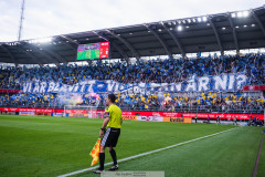 20260518 IFK Göteborgs tifo under fotbollsmatchen i Allsvenskan mellan Örgryte IS och IFK Göteborg den 18 maj 2026 på Gamla Ullevi i Göteborg. 
Foto: Filip Kauffeldt