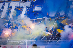 20260518 IFK Göteborgs tifo under fotbollsmatchen i Allsvenskan mellan Örgryte IS och IFK Göteborg den 18 maj 2026 på Gamla Ullevi i Göteborg. 
Foto: Filip Kauffeldt