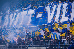 20260518 IFK Göteborgs tifo under fotbollsmatchen i Allsvenskan mellan Örgryte IS och IFK Göteborg den 18 maj 2026 på Gamla Ullevi i Göteborg. 
Foto: Filip Kauffeldt