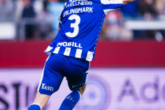 20260518 IFK Göteborgs August Erlingmark jublar efter att ha gjort 0-1 under fotbollsmatchen i Allsvenskan mellan Örgryte IS och IFK Göteborg den 18 maj 2026 på Gamla Ullevi i Göteborg. 
Foto: Filip Kauffeldt