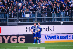 20260518 IFK Göteborgs Benjamin Brantlind jublar efter att ha gjort 0-2 under fotbollsmatchen i Allsvenskan mellan Örgryte IS och IFK Göteborg den 18 maj 2026 på Gamla Ullevi i Göteborg. 
Foto: Filip Kauffeldt