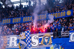 20260518 Ultras Göteborg eldar Inferno Örgrytes tröjor under fotbollsmatchen i Allsvenskan mellan Örgryte IS och IFK Göteborg den 18 maj 2026 på Gamla Ullevi i Göteborg. 
Foto: Filip Kauffeldt
