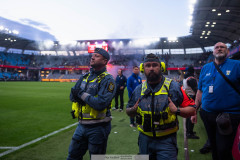 20260518 efter att fotbollsmatchen i Allsvenskan mellan Örgryte IS och IFK Göteborg avbrutits den 18 maj 2026 på Gamla Ullevi i Göteborg. 
Foto: Filip Kauffeldt