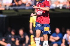 20250809 ÖIS Christoffer Styffe under fotbollsmatchen mellan Örgryte IS och IK Oddevold i Superettan den 9 augusti 2025 på Gamla Ullevi i Göteborg.