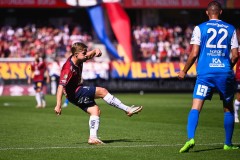 20250809 ÖIS Isak Dahlqvist under fotbollsmatchen mellan Örgryte IS och IK Oddevold i Superettan den 9 augusti 2025 på Gamla Ullevi i Göteborg.