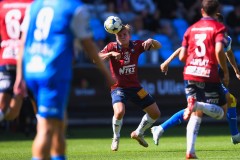 20250809 ÖIS Isak Dahlqvist under fotbollsmatchen mellan Örgryte IS och IK Oddevold i Superettan den 9 augusti 2025 på Gamla Ullevi i Göteborg.