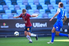 20250809 ÖIS William Svensson under fotbollsmatchen mellan Örgryte IS och IK Oddevold i Superettan den 9 augusti 2025 på Gamla Ullevi i Göteborg.