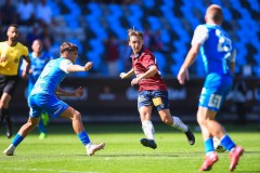 20250809 ÖIS William Svensson under fotbollsmatchen mellan Örgryte IS och IK Oddevold i Superettan den 9 augusti 2025 på Gamla Ullevi i Göteborg.