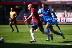 20250809 ÖIS Amel Mujanic under fotbollsmatchen mellan Örgryte IS och IK Oddevold i Superettan den 9 augusti 2025 på Gamla Ullevi i Göteborg.