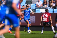20250809 IK Oddevolds Daniel Krezic under fotbollsmatchen mellan Örgryte IS och IK Oddevold i Superettan den 9 augusti 2025 på Gamla Ullevi i Göteborg.