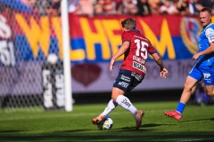 20250809 ÖIS Isak Dahlqvist under fotbollsmatchen mellan Örgryte IS och IK Oddevold i Superettan den 9 augusti 2025 på Gamla Ullevi i Göteborg.