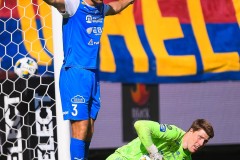 20250809 IK Oddevolds Morten Sætra under fotbollsmatchen mellan Örgryte IS och IK Oddevold i Superettan den 9 augusti 2025 på Gamla Ullevi i Göteborg.